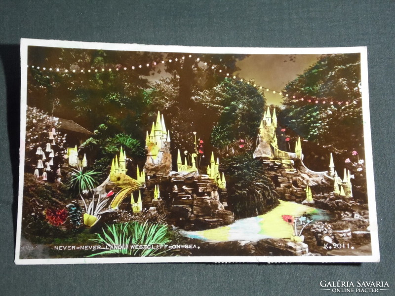 Postcard, England, never land, westcliff-on-sea, amusement park, fairy tale never land