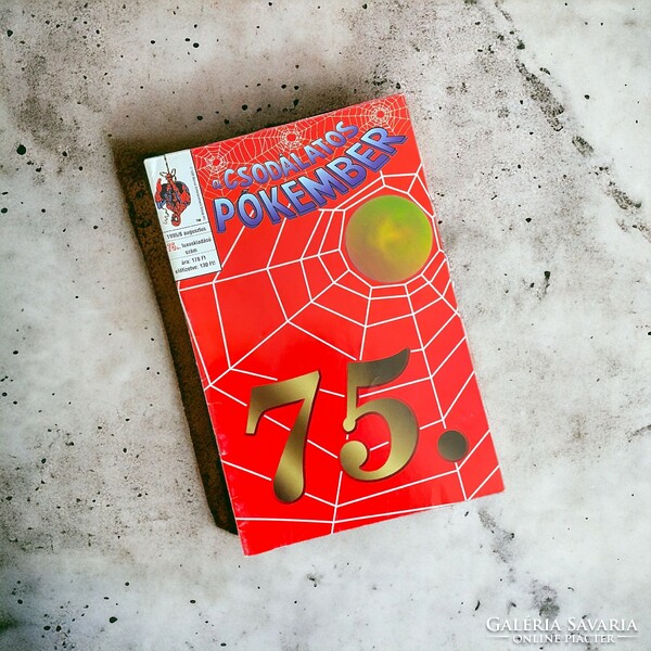 Retro marvel comic book - Spiderman 75. Deluxe issue