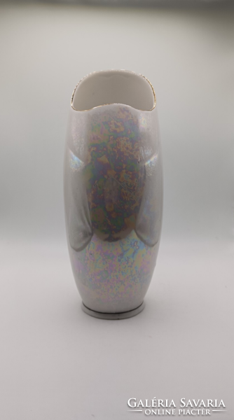 Hollóházi lüsztermázas váza