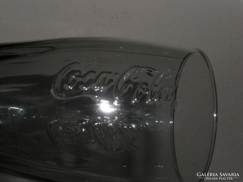 Coca cola glass (3 dl., gray color)