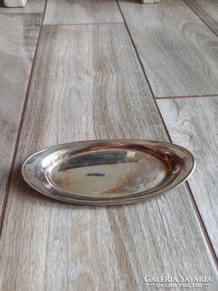 Nice old silver-plated ring holder bowl (15x6.9 cm)