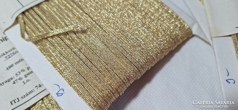4 Packs of gold rubber perlite decorative tape 150 meters