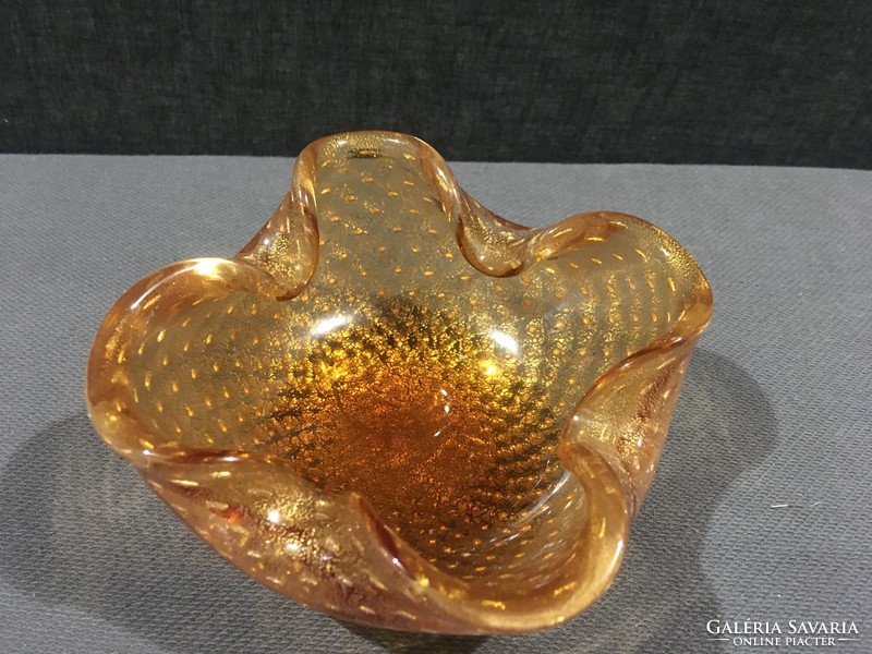 Murano barbini offering with real gold! 14X6 cm!!