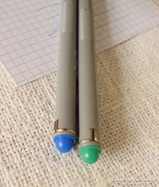 Rotring linograph ef , f , blue and green 2 pieces