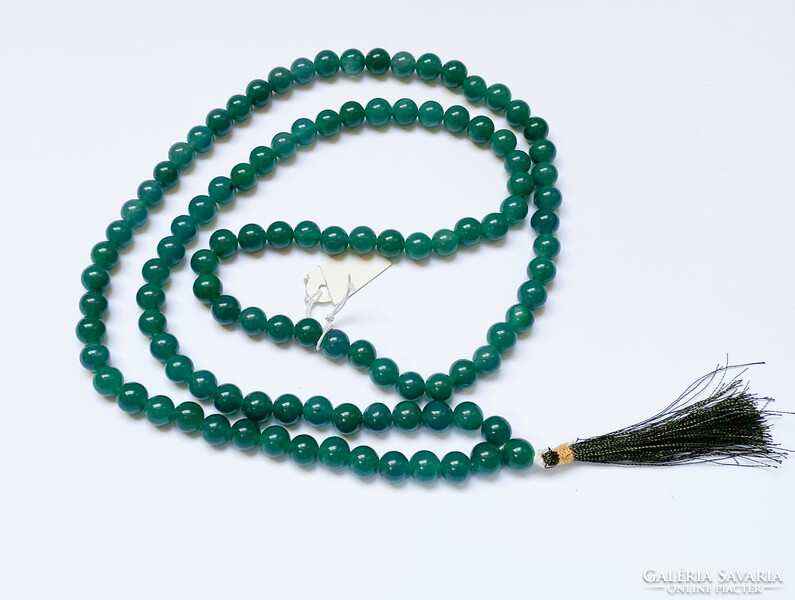 Jade necklace.