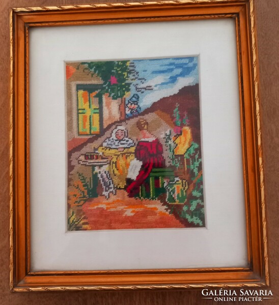 Old tapestry, in a nice frame