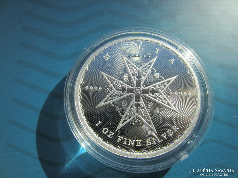 Malta central bank 2023 1 oz 0.999Ag investment silver coin