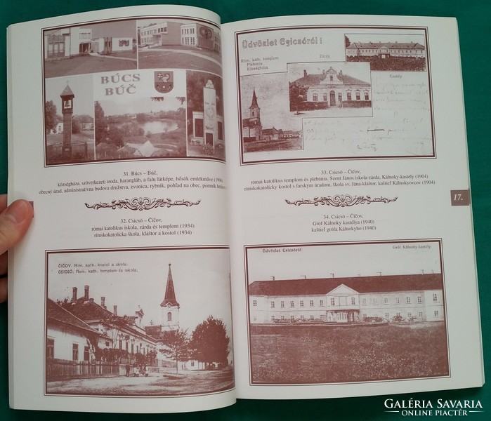 Árpád Szénássy: Komárom and its countryside on postcards - local history > multilingual book > postcards