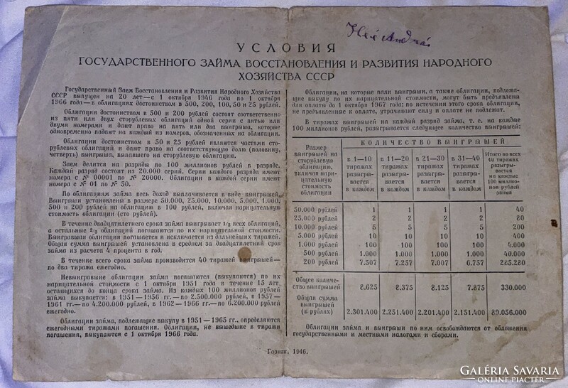 100 Rubel 1946