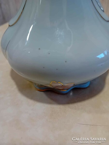 Szecessziós stílusú Royal Dux csehszlovák porcelán váza