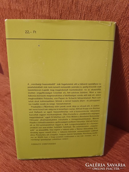 Peter Przybylsky gallows and amnesty - 1982 - Kossuth publishing house