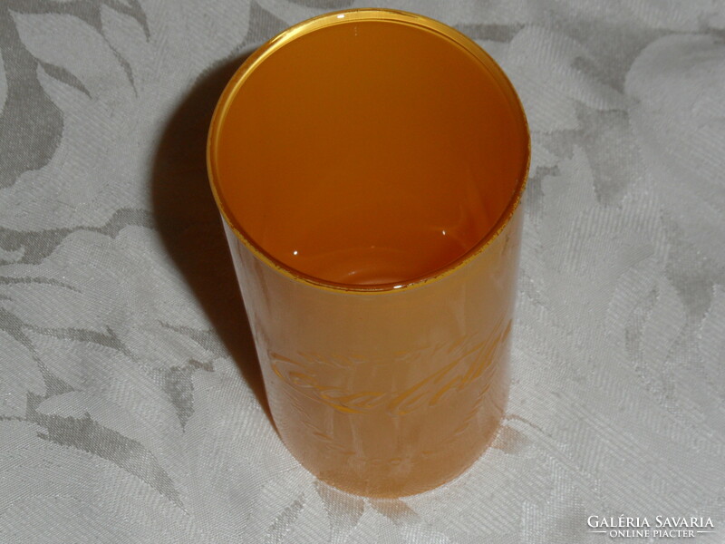 Coca cola glass (3 dl.-Es, yellow)