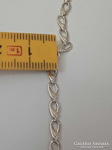 Mutatós női ezüst nyaklánc-nyakék 45 cm