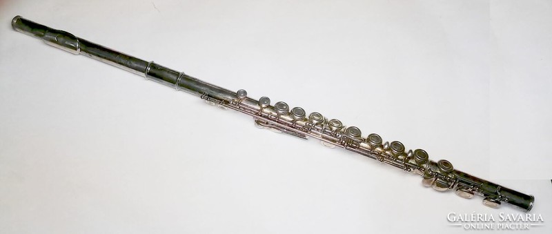 Buffet crampon paris 228 cooper scale. Antique silver plated flute. A unique rarity