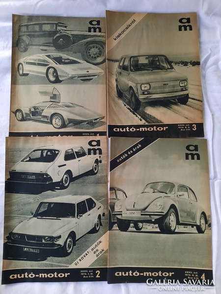 Car and motorcycle newspapers 1970-1976