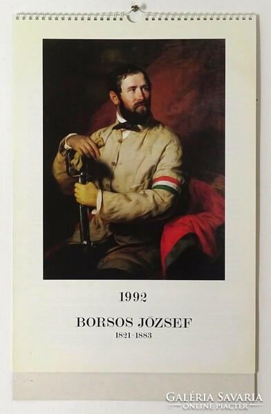 1Q297 József Borsos : calendar 1992