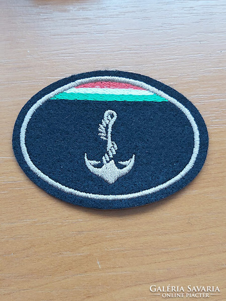 Mh Beret Cap Badge Sew On Warship Flotilla #