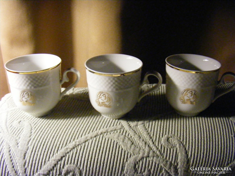 6 + 1 Raven House douwe Egberts coffee cup + saucer