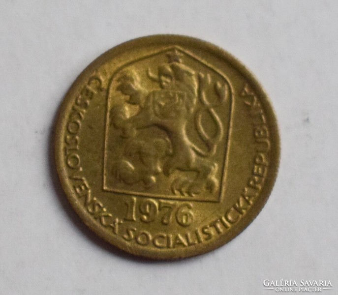 Czechoslovakia 20 heller, 1976, money, coin