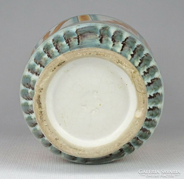 Marked 1Q509 applied art gorka gauze ceramic vase 25 cm