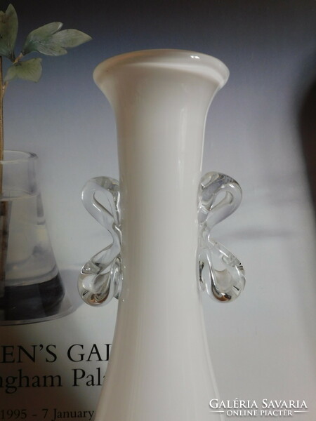 Jerzy słuczan-orkusz designer glass vase, Tarnowiec - 80s