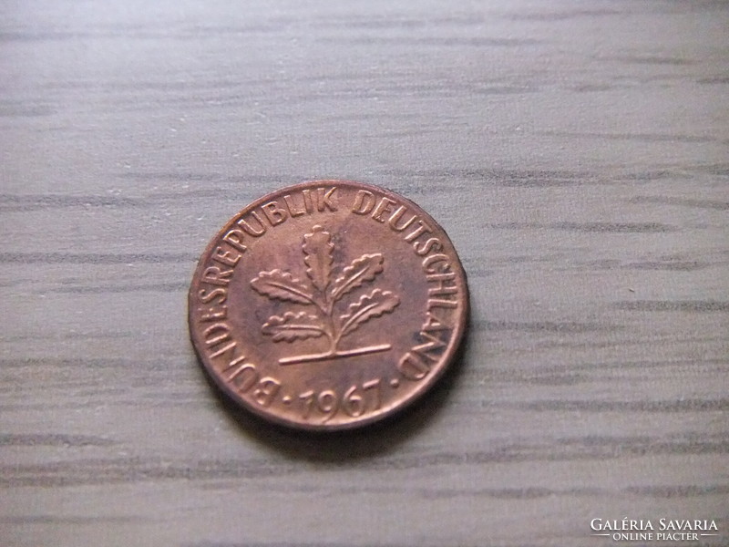 1   Pfennig   1967   (  G  )  Németország