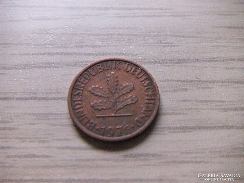 1   Pfennig   1976   (  D  )  Németország