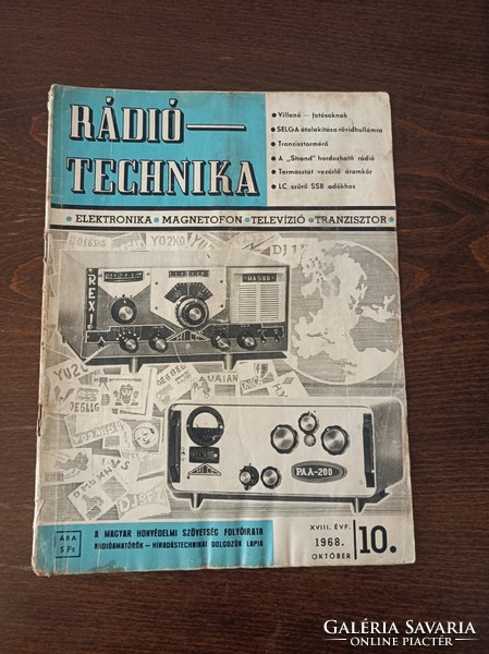 1968 Ràdió technika A magyar honvèdelmi szövetség lapja /3 db