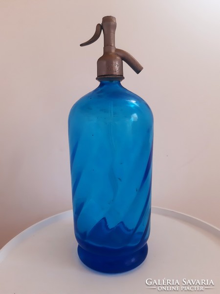 Swiss blue 2 liter soda bottle, lucerne, rare!!!!