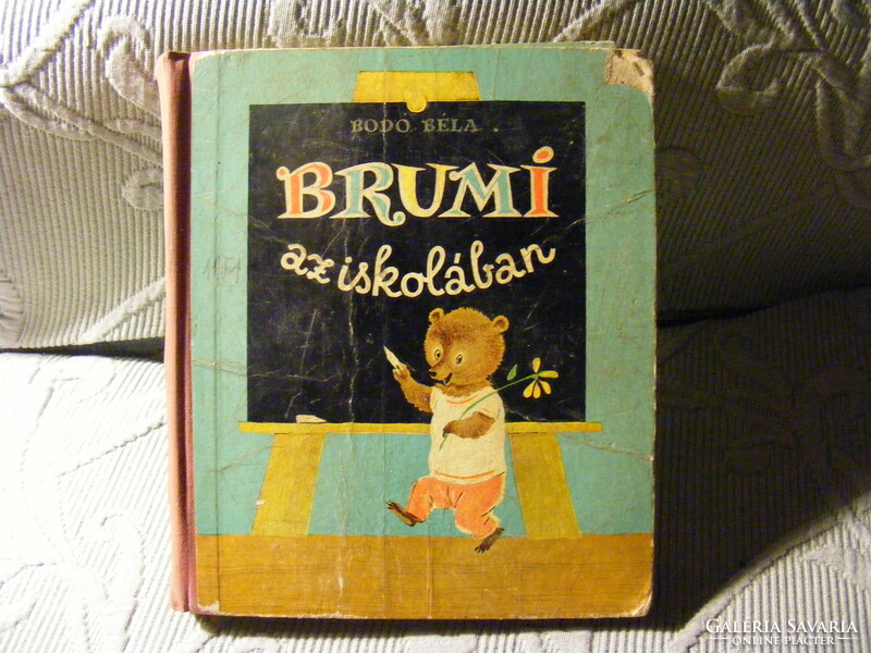 Béla Bodó - brumi at school 1961