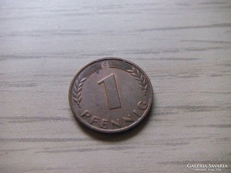 1   Pfennig   1966   (  G  )  Németország