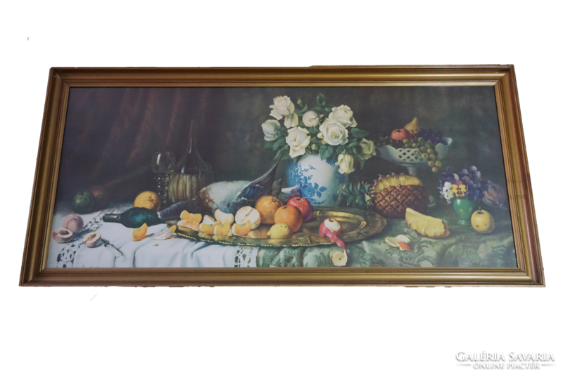 Still life poster with glass cover (unknown painter, original title unknown)