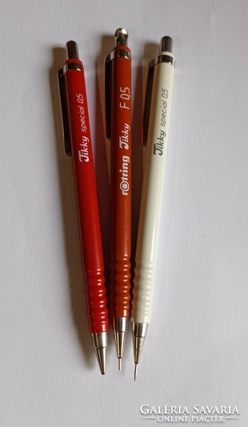 3 db retró Tikky rotring töltő ceruza.