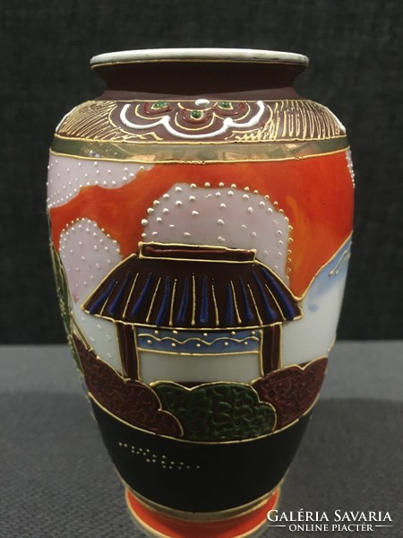 Marked satsuma vase in perfect condition!!!!! 13.5X 7 cm !!!