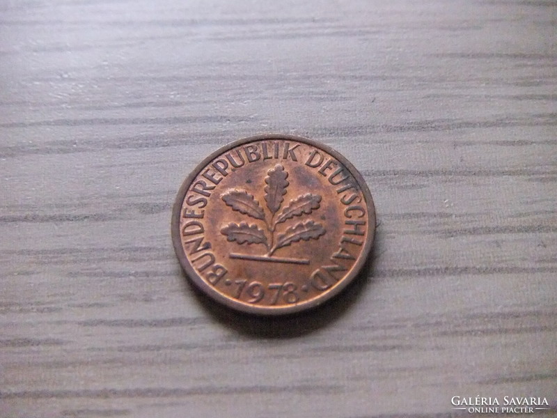1   Pfennig   1978   (  D  )  Németország