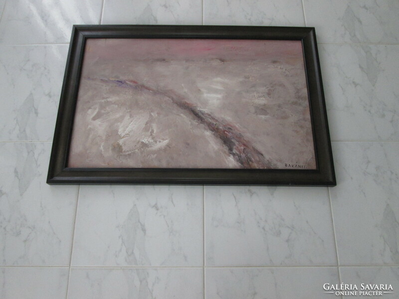 Gyula Bakányi painting 55 x 80 cm framed