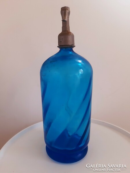 Swiss blue 2 liter soda bottle, lucerne, rare!!!!