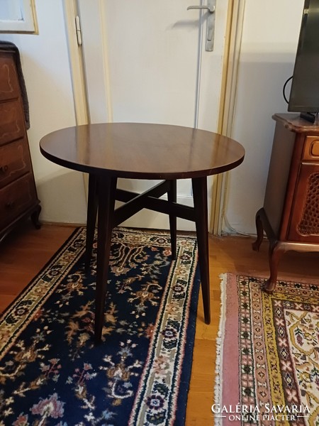 Polished round table