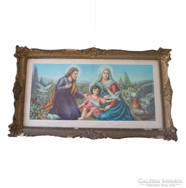 Jézus Máriával és Józseffel szentkép
