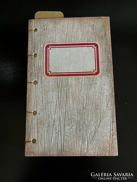 Notebook, notebook made of antique paper.