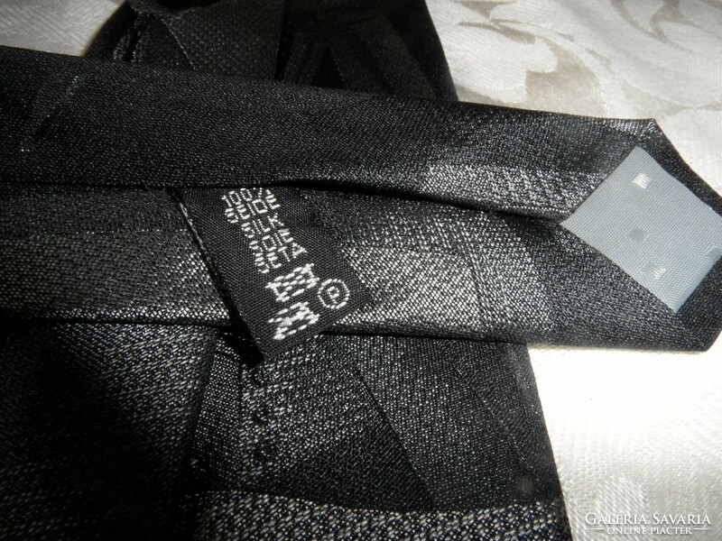 Reine seide graphite gray tie