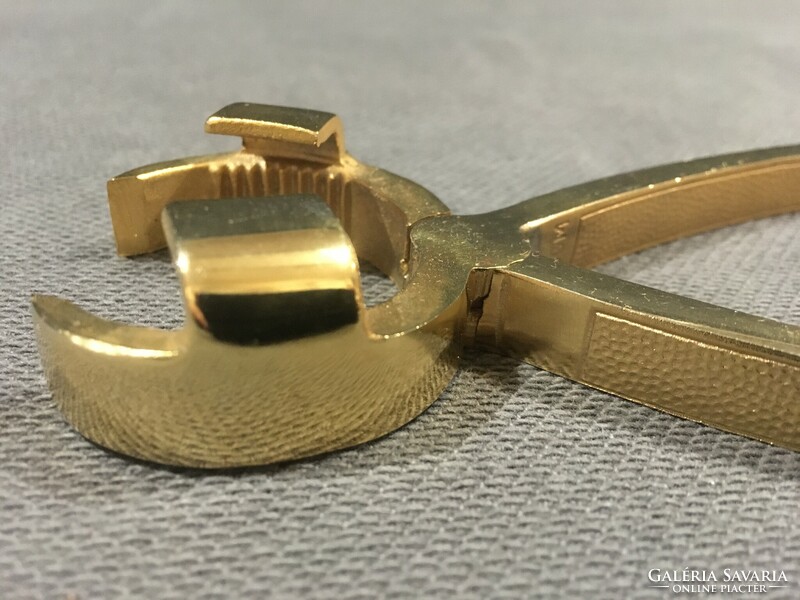 Luxury champagne opener with real gold!!! 15X3.8 cm