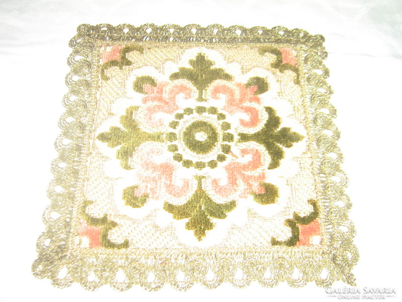 A charming little woven tablecloth