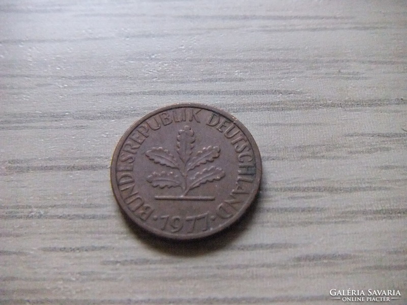 1   Pfennig   1977   (  D  )  Németország