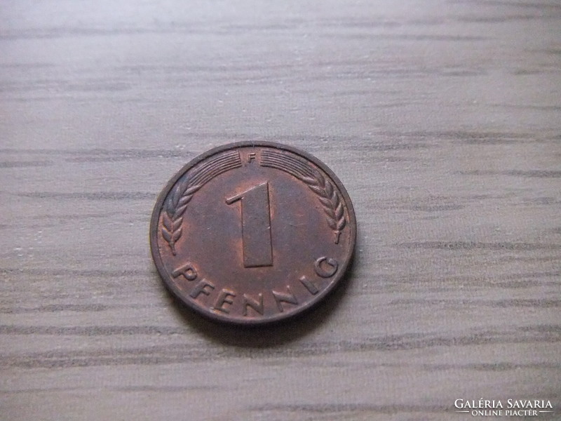 1   Pfennig   1966   (  F  )  Németország
