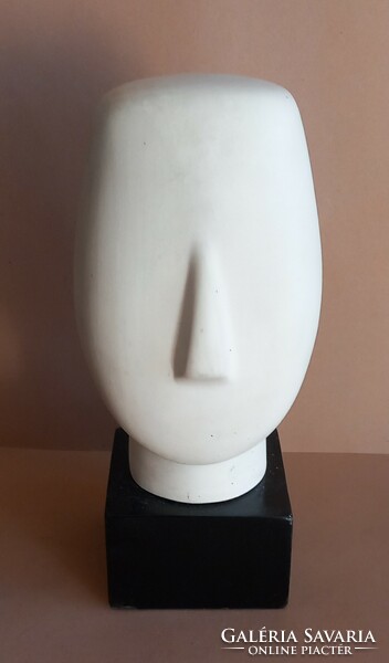 Cycladic head sculpture decoration negotiable art deco design