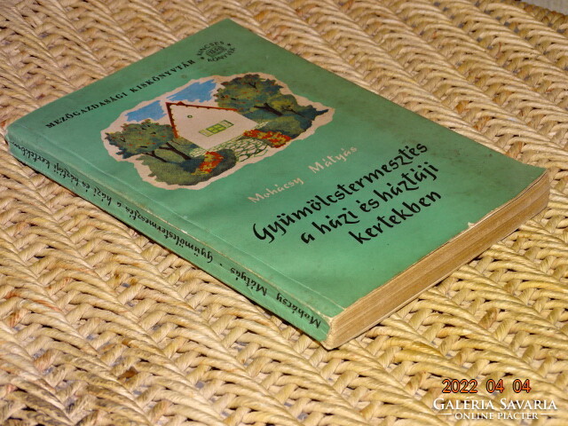 MOHÁCSY MÁTYÁS : GYÜMÖLCSTERMESZTÉS A HÁZI ÉS HÁZTÁJI KERTEKBEN 1959