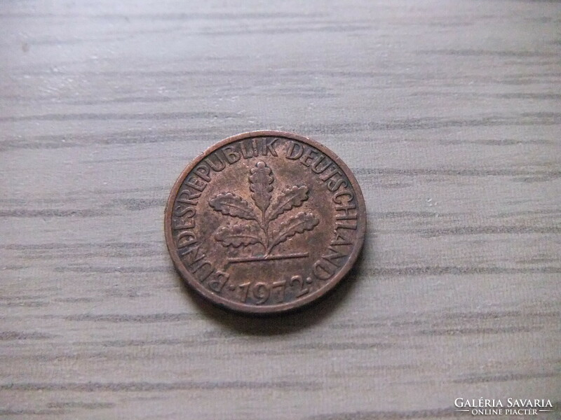 1   Pfennig   1972   (  G  )  Németország