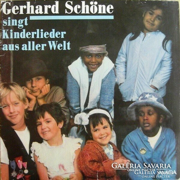 Gerhard schöne - singt kinderlieder aus aller welt lp vinyl record
