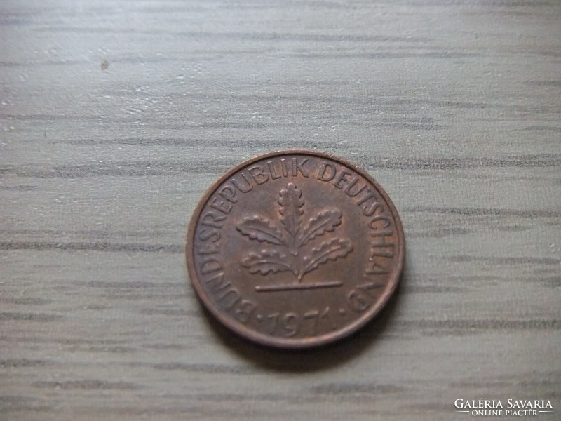 1 Pfennig 1971 ( d ) Germany